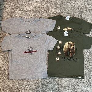 Kids Graphic T-Shirts - Set of 4